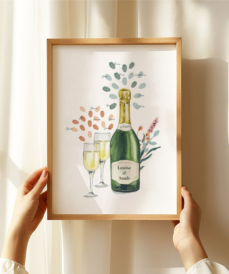 Arbre empreinte mariage Bohème