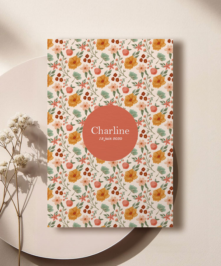 Faire-part de naissance liberty